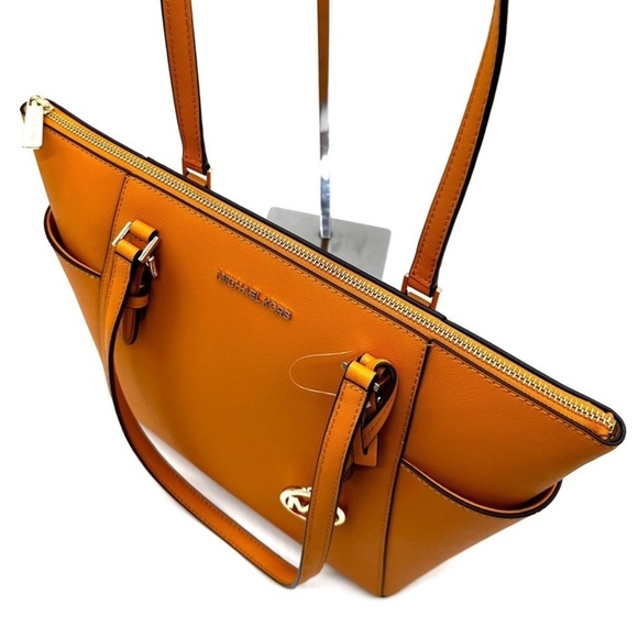 Michael Kors Large Charlotte Tote Bag Cider - Picture 8 of 12